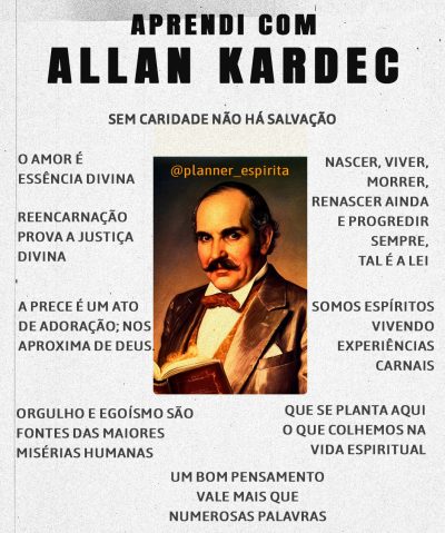 APRENDI COM ALLAN KARDEC